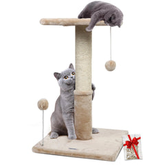 Happi N Pets poste rascador de gato en sisal de 26 pulgadas para afilar uñas.