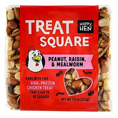 Happy Hen Paquete de 7 onzas: snack cuadrado para gallinas, útil para entretener.