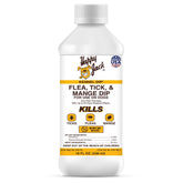 Happy Jack Kennel Dip, botella de 1 unidad para control de parásitos en perros.