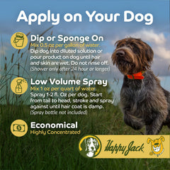 Happy Jack Kennel Dip ideal para perros pequeños.