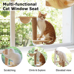HAPYKITYS poste rascador: superficie duradera para rascar y entretener.