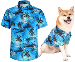 Harbyel: camiseta para perro hawaiana con colores llamativos para paseos.