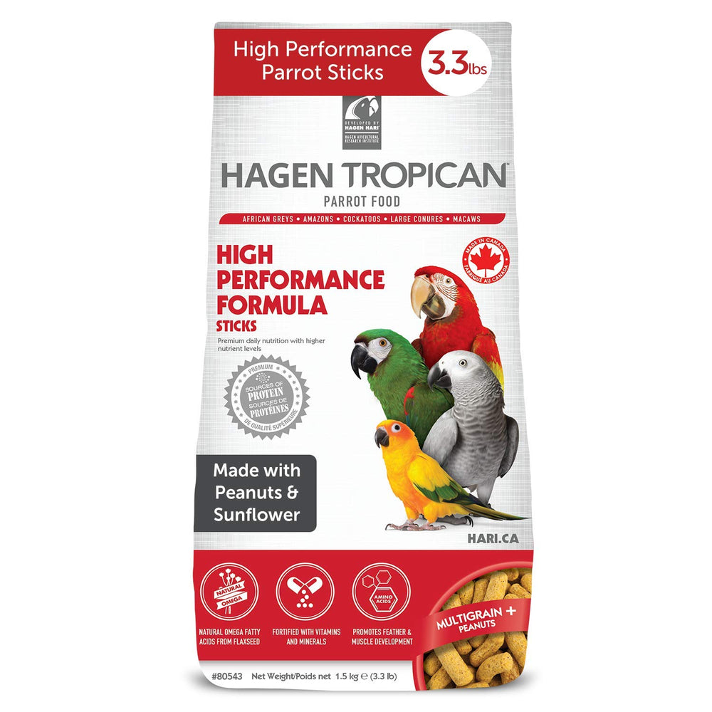 Hari Hagen Tropican: alimento para loro envasado, fuente completa para su dieta diaria.