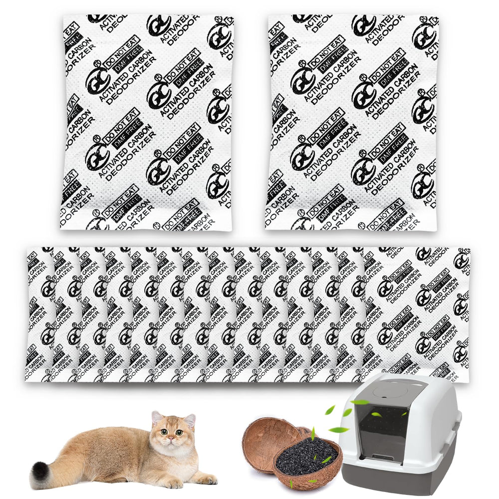 Harich CurLife desodorizante de carbono activado para caja de arena del gato, mejora el olor