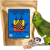 Harrison's Pepper Lifetime Coarse: envase visible para dieta de aves medianas y grandes