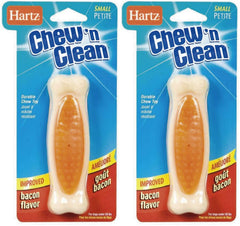Hartz Hueso duradero con sabor tocino para perros pequeños, entretenimiento seguro.