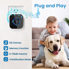 Hathever botón táctil para perros, IP65, uso seguro en interiores y exteriores.