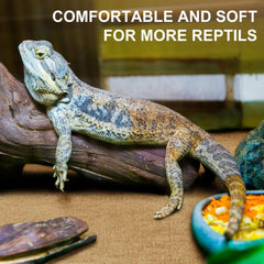 Alfombra Haull para reptiles, superficie suave y segura para caminar.