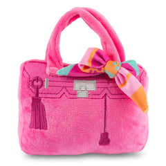 Haute Diggity Dog Barkin Bag con panuelo rosa para paseos con estilo
