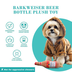 Peluche Barkweiser, lavado a máquina para limpieza rápida.