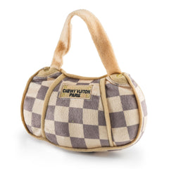Haute Diggity Dog Checker Chewy Vuiton bolso para perro con diseño cuadro, ideal para jugar