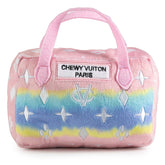 Haute Diggity Dog bolso peluche rosa degradado, ideal para juego suave y paseo.