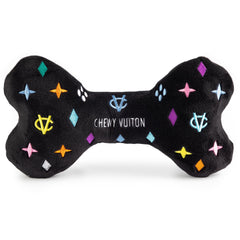Haute Diggity Dog Chewy Vuiton monograma multicolor – peluche elegante para juego y distracción