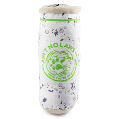 Haute Diggity Dog White Paw Lickety Lime, exterior blanco y verde para juego suave y entretenido.