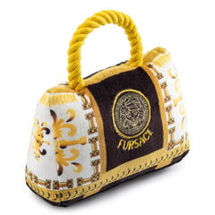 Juguete de felpa interactivo Haute Diggity Dog Fursace para perros, con sonido incorporado.