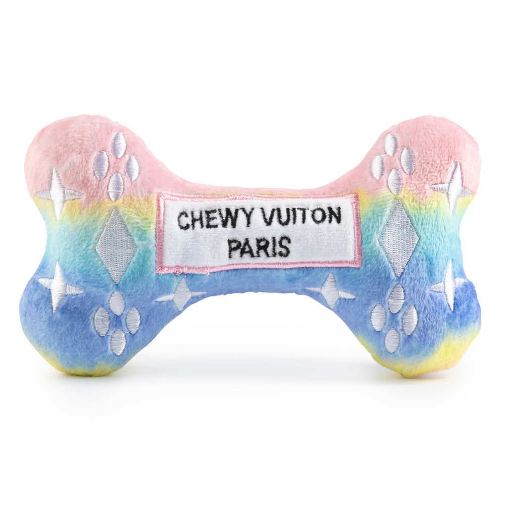 Haute Diggity Dog hueso Chewy Vuiton rosa ombre, diseño elegante y duradero.