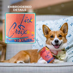Haute Diggity Dog LickCroix Barkling Water Pamplemutt, chirriador integrado que mantiene la atención del perro.