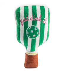 Haute Diggity Dog pala pickleball raya verde, ideal para juegos al aire libre.