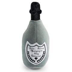 Haute Diggity Dog Perignonn botella-peluche, ideal para juego suave y abrazo diario.