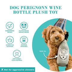 Haute Diggity Dog Perignonn sonido-pito, mantiene entretenido a tu perro durante más tiempo.