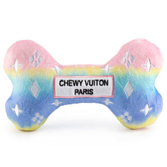 Haute Diggity Dog hueso rosa ombre con monograma, divertido y con estilo para perros.