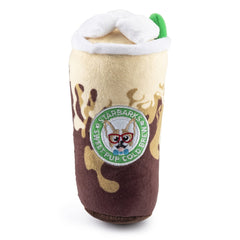 Starbarks Sweet Pup Cold Brew: peluche suave ideal para juego suave y abrazos.