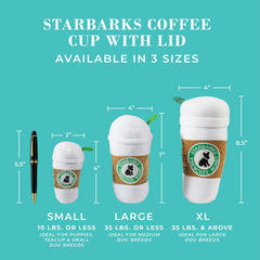 Starbarks Juguete con textura suave de felpa para mimos y juego.