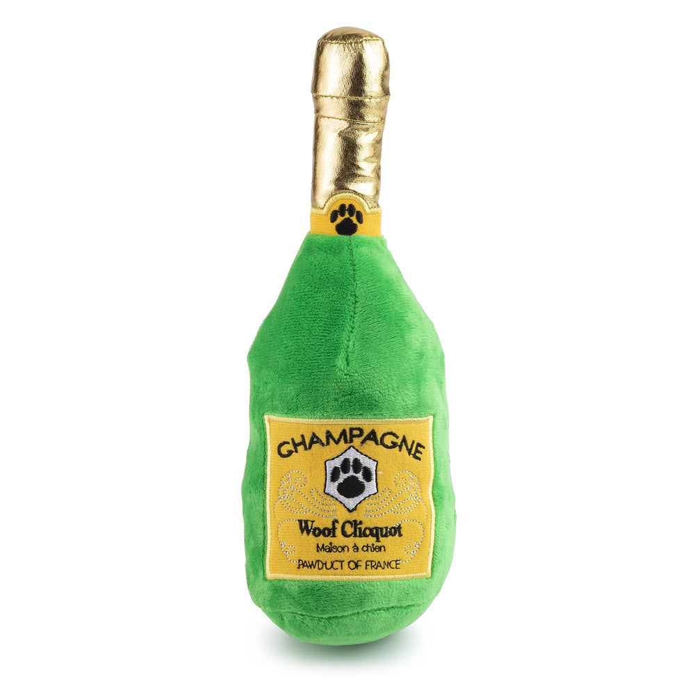 Haute Diggity Dog Woof Clicquot Classic, juguete peluche para juego interactivo.