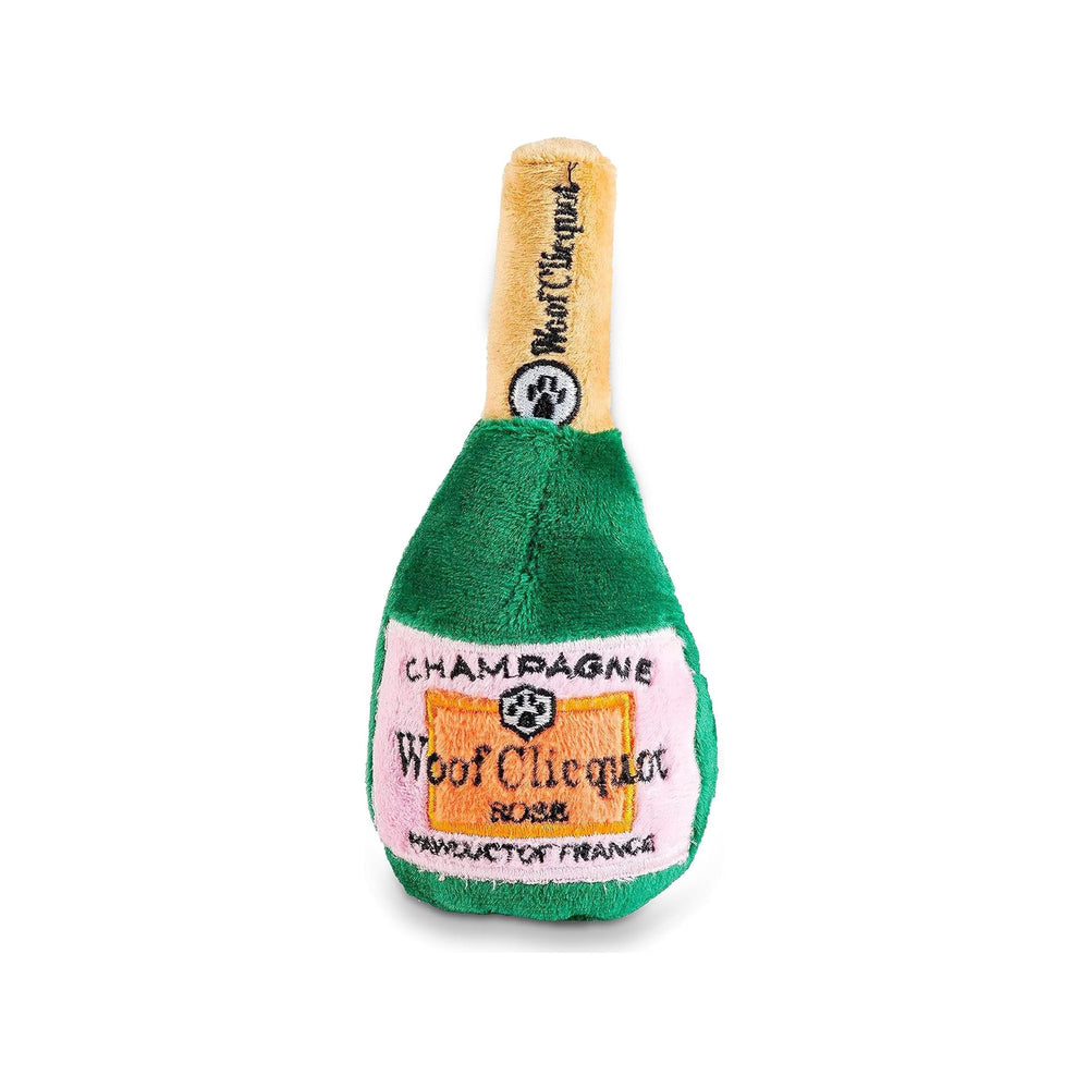 Woof Clicquot Rose de Haute Diggity Dog, juguete con sonajero para horas de juego