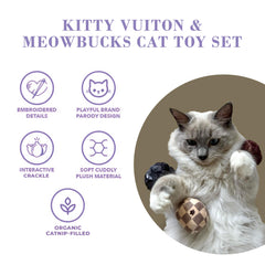 Detalles bordados de Haute Diggity Kitty: diseño elegante para gatos curiosos