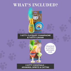 Haute Diggity Kitty Juguetes con bordados: diseño elegante para gatos