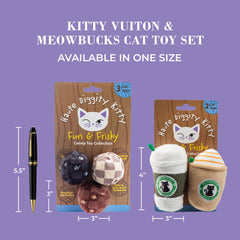 Haute Diggity Kitty tazas Catpuccino: juguete suave para ratos de juego