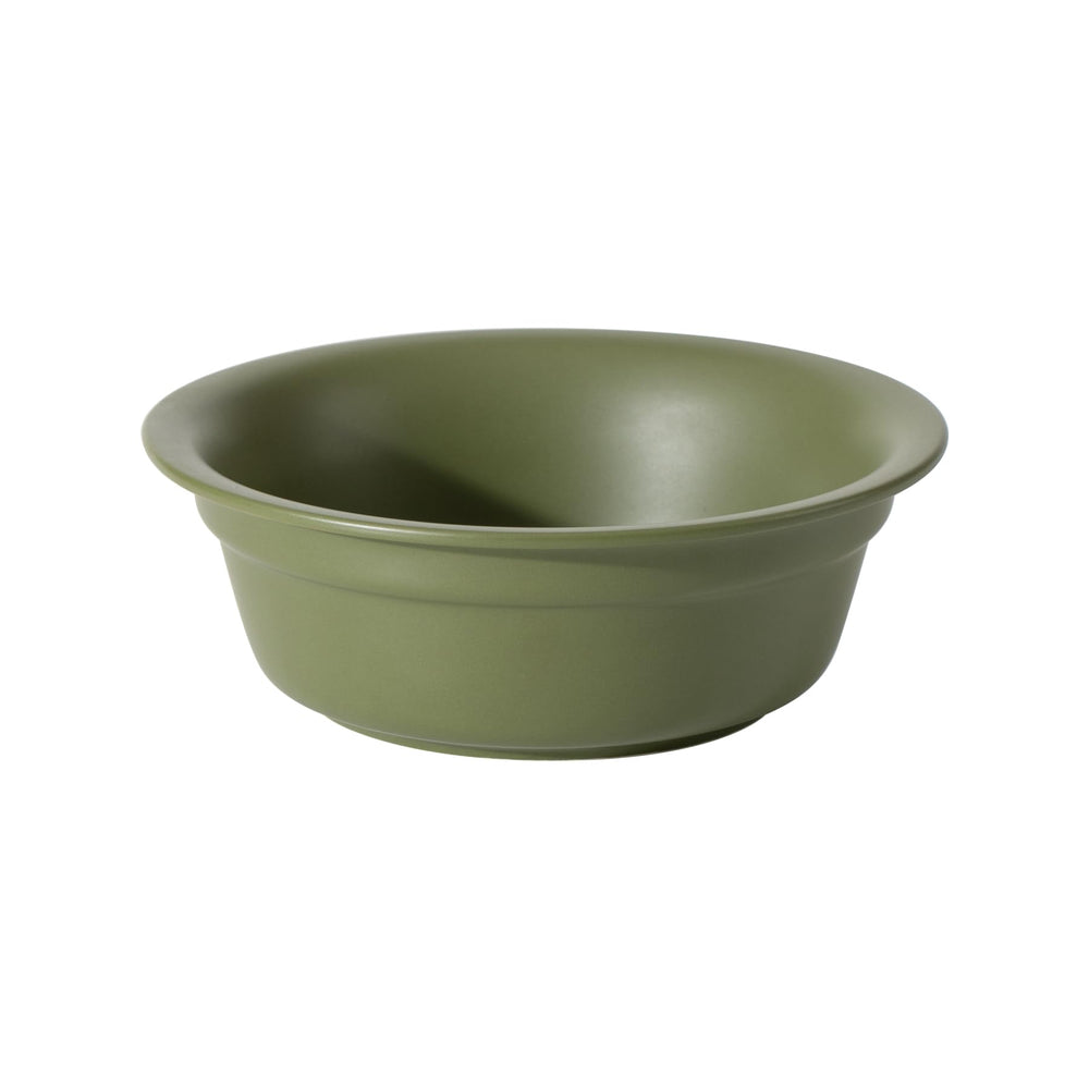 Tazón cerámico Havniva para perro grande, color verde, ideal para comida y agua.