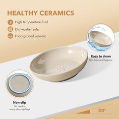 Havniva soporte con dos estilos, altura ajustable para una comida ergonómica.