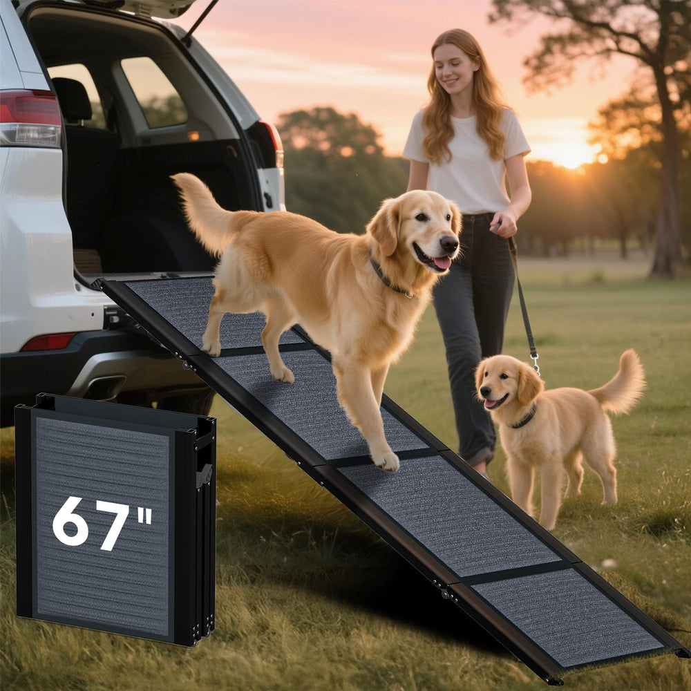 Rampa HBTower para perros de 67 pulgadas, subida suave al coche