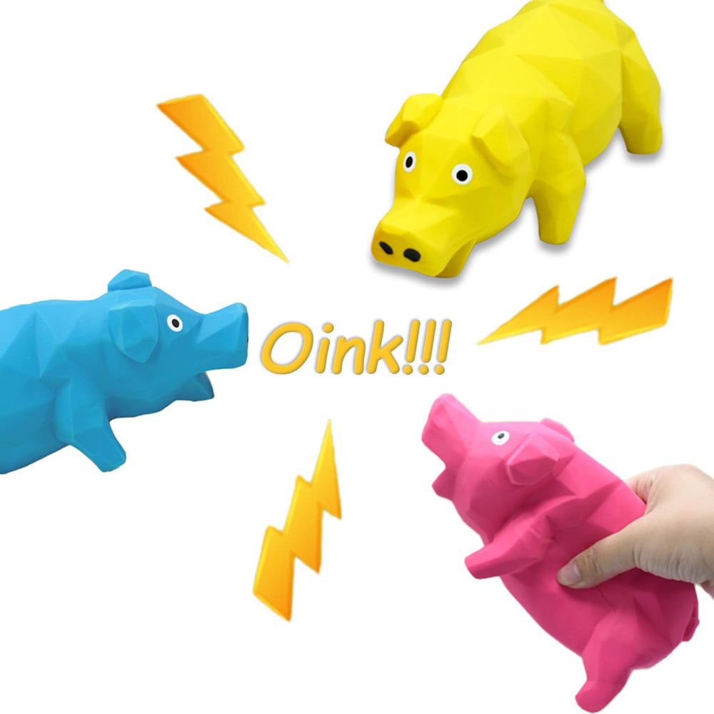 HCHYEY cerdito diamante con sonido chirrido para llamar la atención del perro