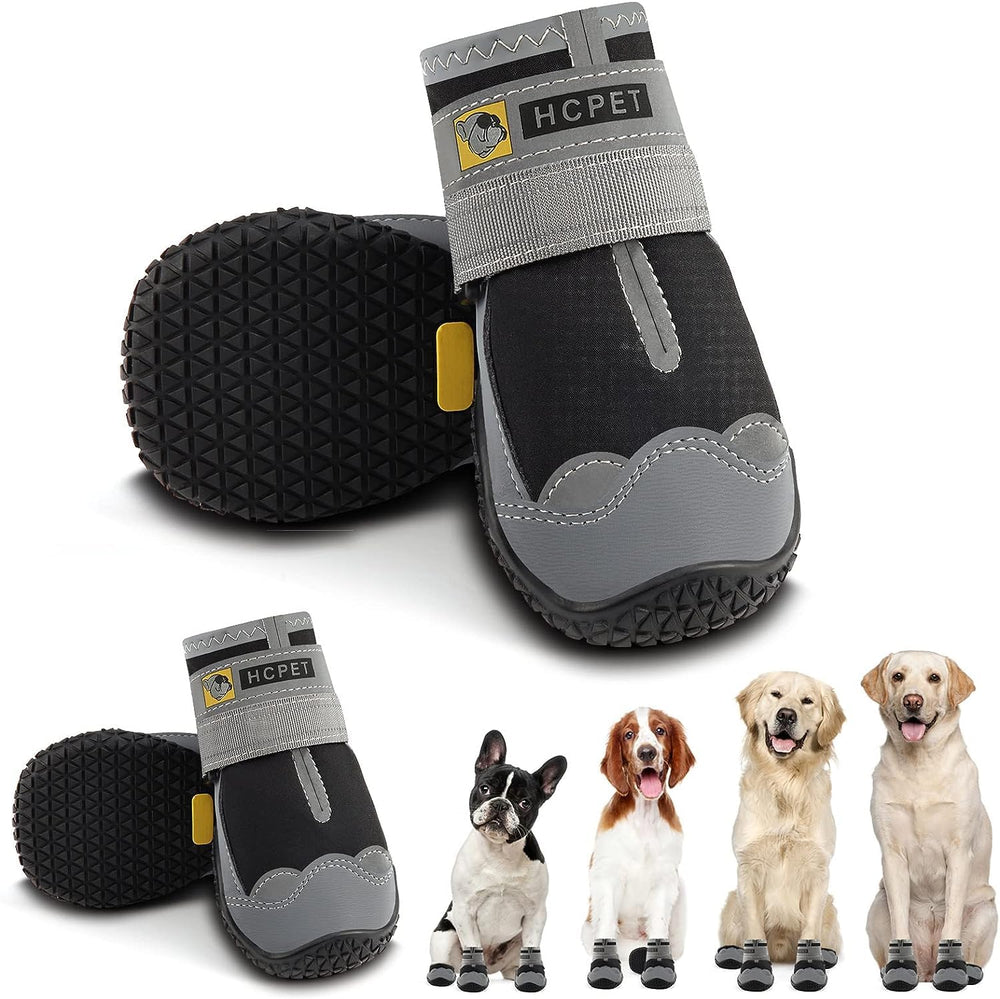 Botas Hcpet para perros impermeables protegen las patas durante caminatas y senderismo.