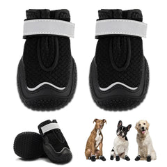 HCpet botas para perros tamaño 3 con ajuste seguro para caminatas.