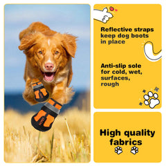 Hcpet botas para perros para uso en casa y al aire libre, protección diaria.