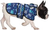 Poncho impermeable HDE para perro con capucha reflectante y ajuste cómodo.
