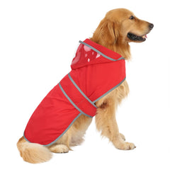 HDE poncho para perros con visera clara, mantiene la vista despejada