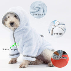 HDKUW bata para perro con botones en el pecho para vestir fácil.