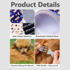 HDKUW rodillera para perros mediano-grande con cierre plástico ajustable
