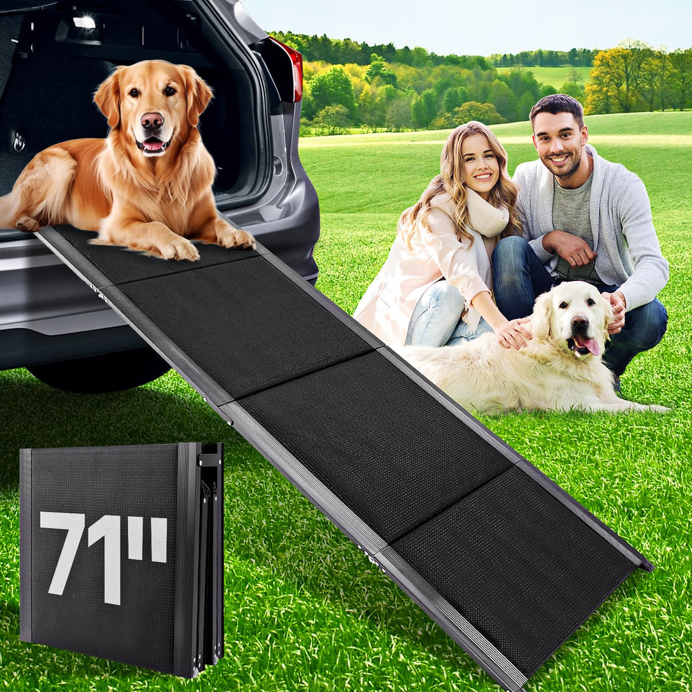 HEALLILY rampa para perros 71x20 en coche, facilita subir al vehículo