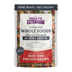 Health Extension mezcla de superalimentos con caldo de hueso y cúrcuma