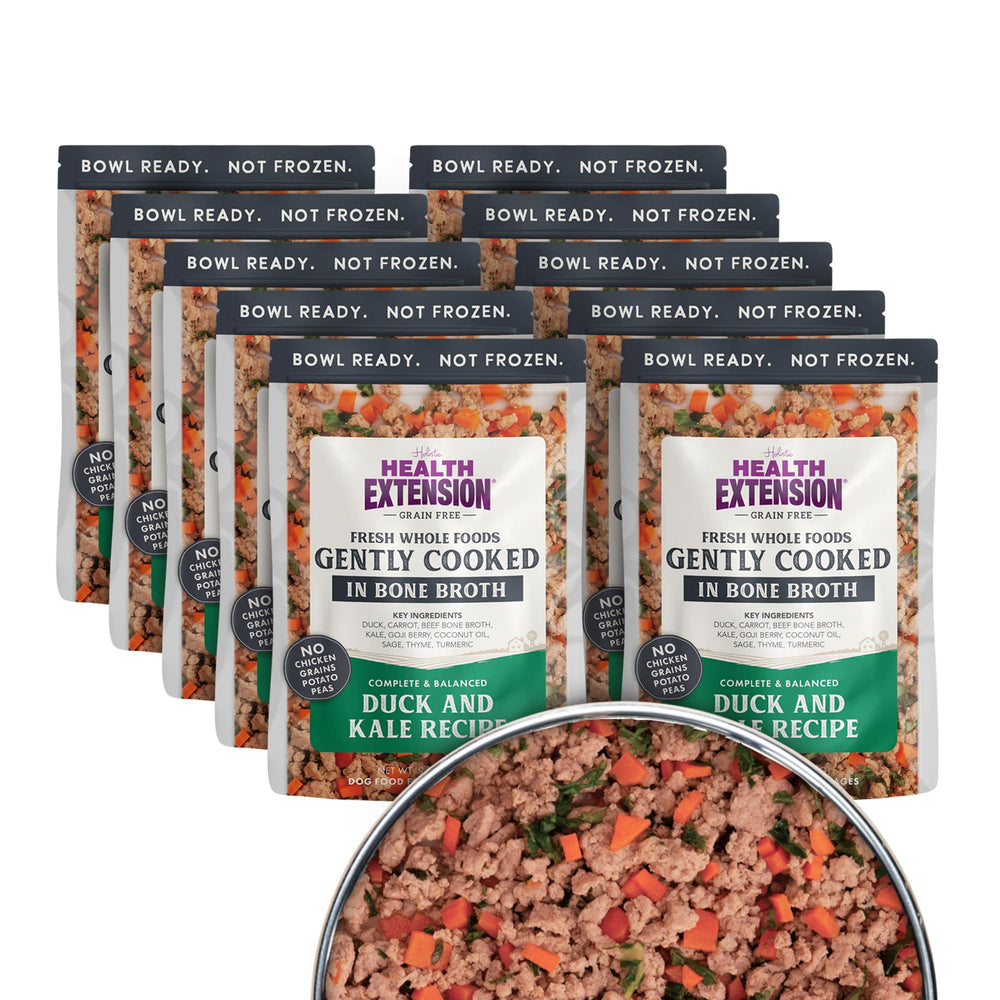 Health Extension: envase 9 oz, comida para perro lista para servir.