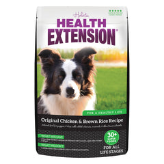 Health Extension Pollo Arroz Integral: bolsa de 30 lb para nutrición diaria