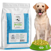 Healthy Dogma PetMix Fish Dinner en tazón, nutrición real para perros.