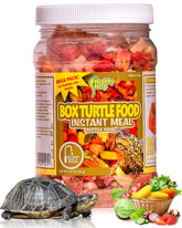 Healthy Herp empaque grande para alimento de tortugas de caja, fácil de almacenar