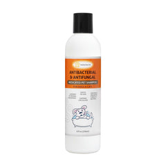 Champú Healthy Paw Life de azufre de lima en botella, cuidado suave.